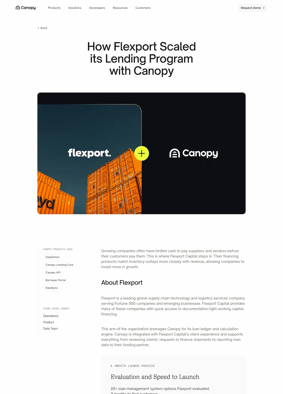 Canopy - Case Study Single